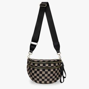 Pomme Checkered Crossbody Bag